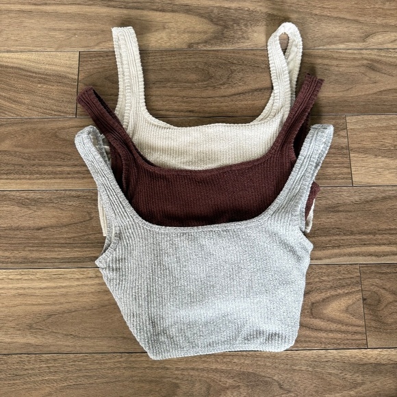 Abercrombie & Fitch | Waffle Lounge Bra Top – Grey (Size XS) - Picture 7 of 7